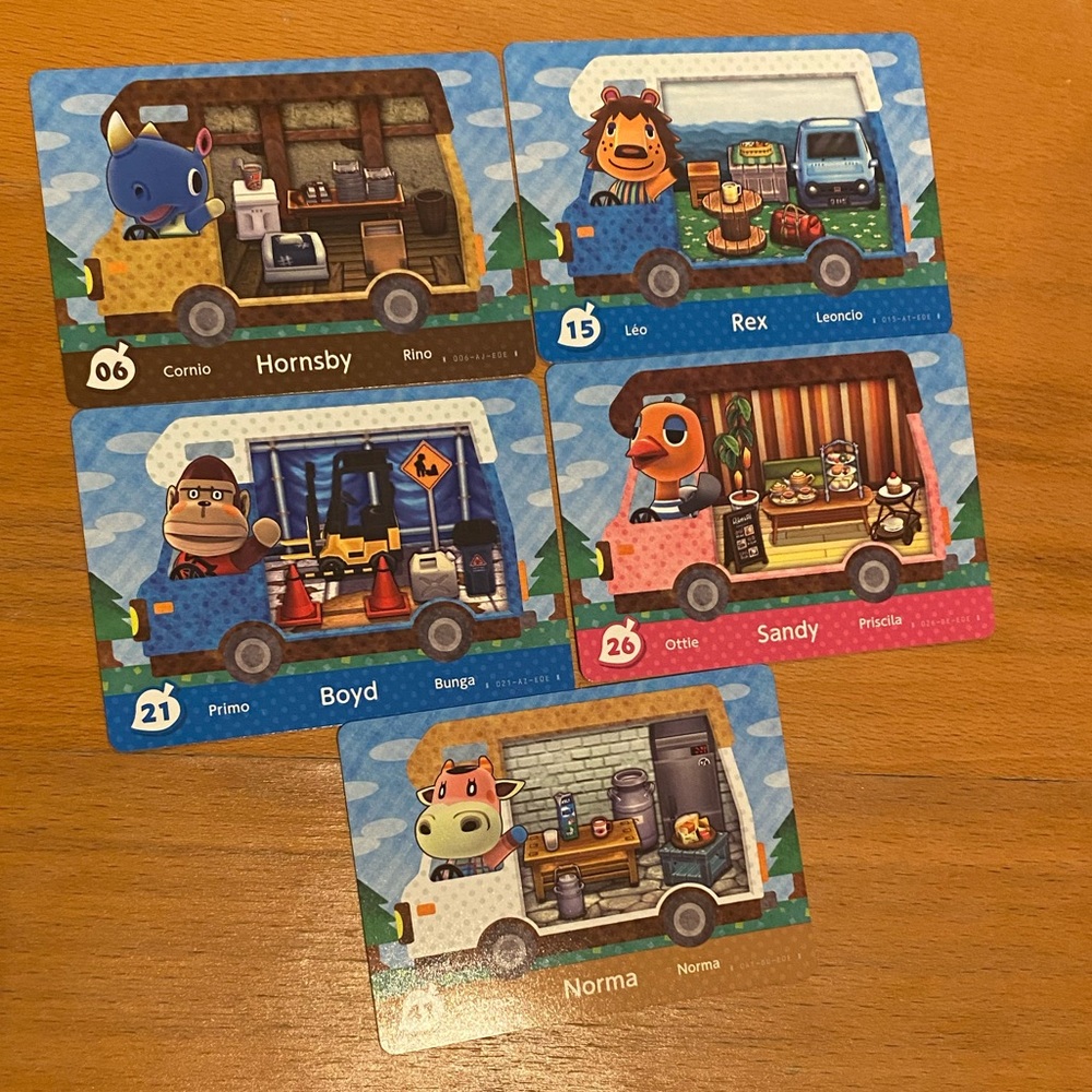 Animal crossing Welcome Amiibo cards